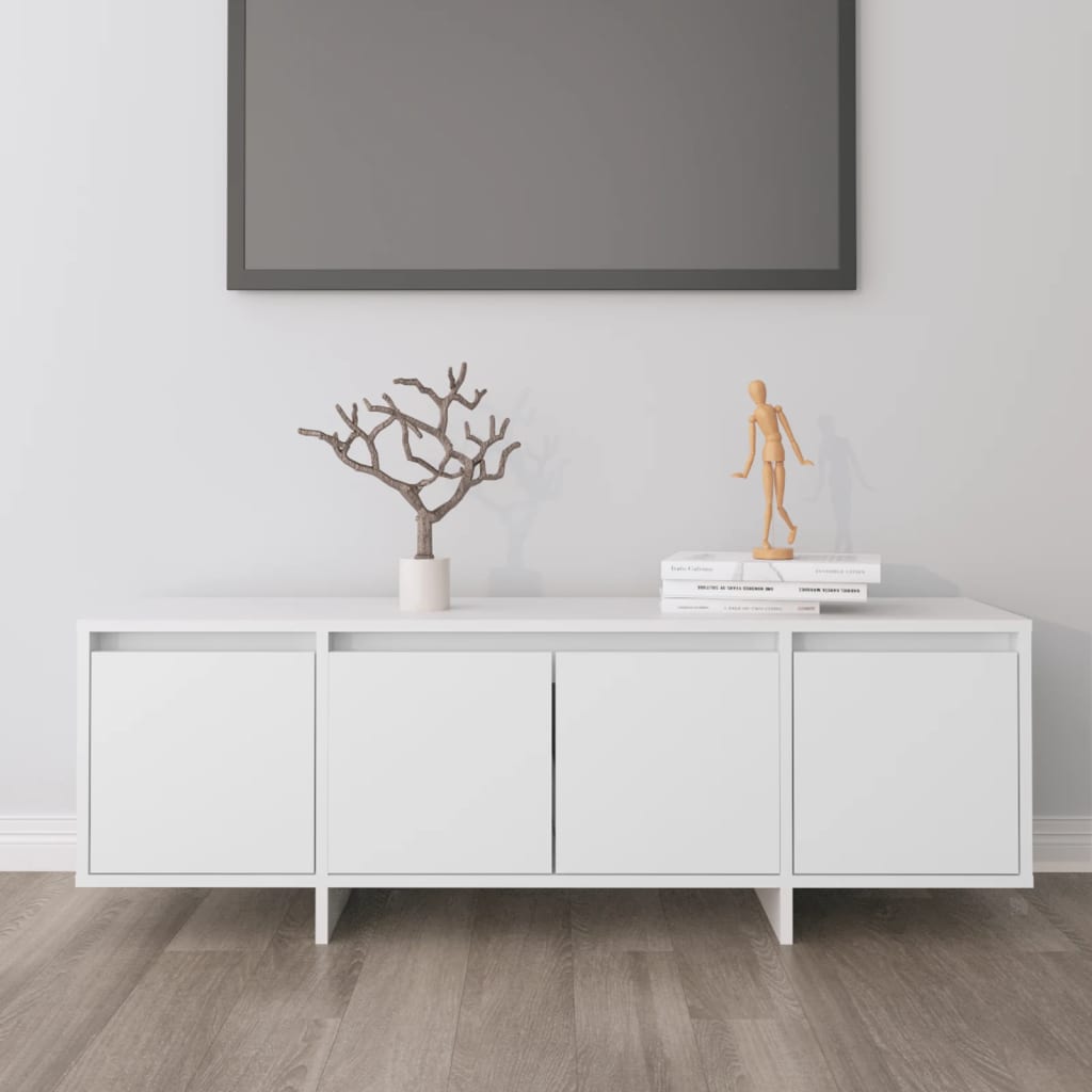 Tv-Meubel 20X30X40,5 Cm Spaanplaat Wit