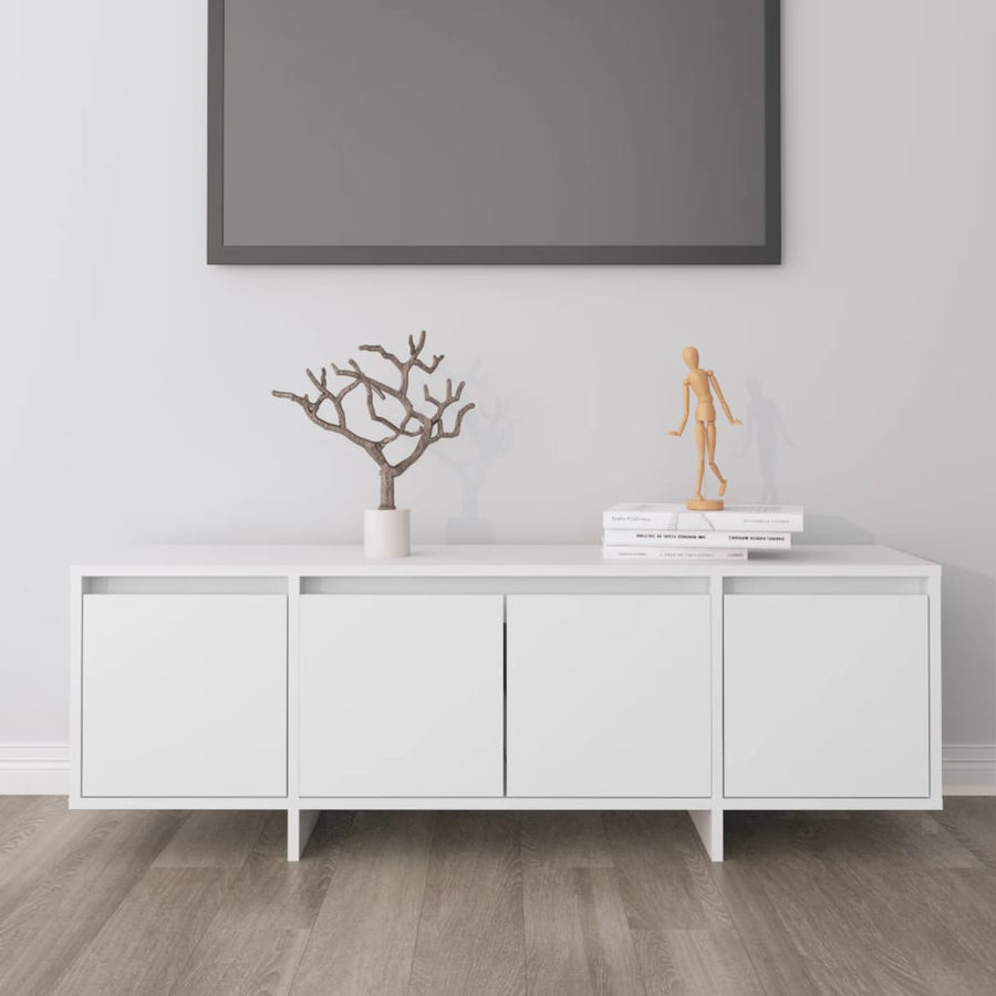 Tv-Meubel 20X30X40,5 Cm Spaanplaat Wit