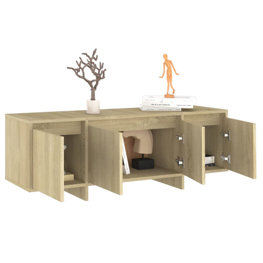 Tv-meubel 120x30x40,5 cm spaanplaat sonoma eikenkleurig Sonoma eiken