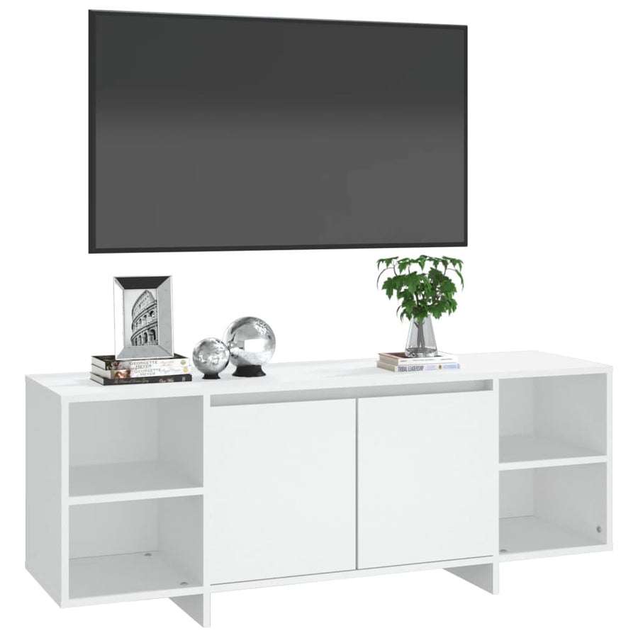 Tv-Meubel 30X35X50 Cm Spaanplaat Wit