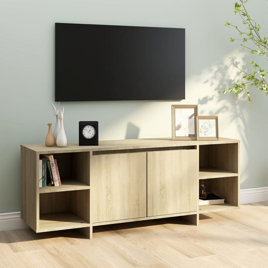 Tv-Meubel 30X35X50 Cm Spaanplaat Kleurig Sonoma eiken