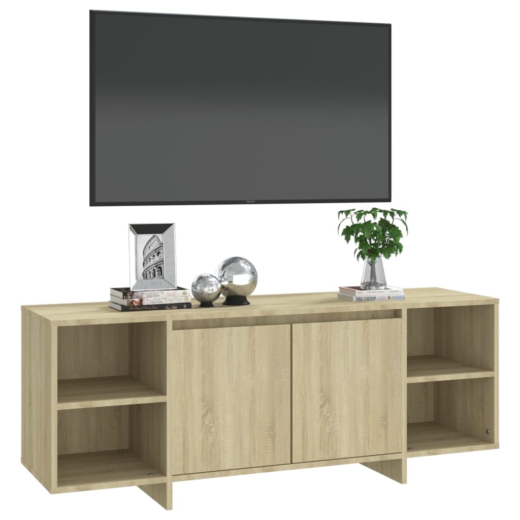Tv-Meubel 30X35X50 Cm Spaanplaat Kleurig Sonoma eiken