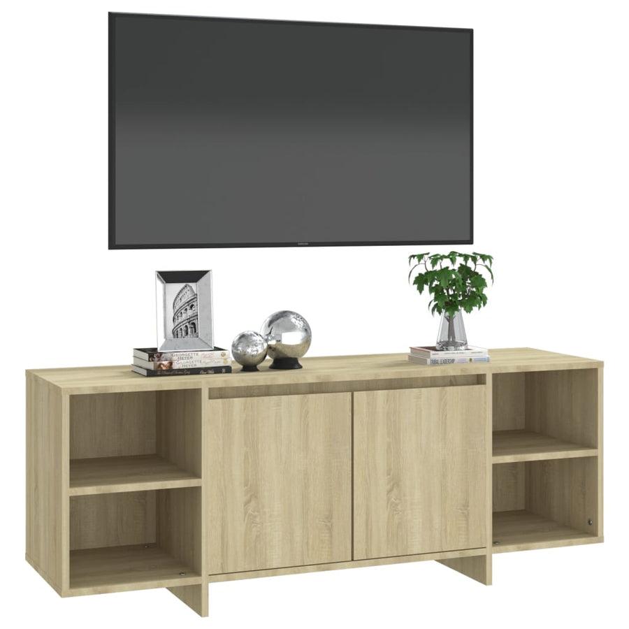 Tv-Meubel 30X35X50 Cm Spaanplaat Kleurig Sonoma eiken