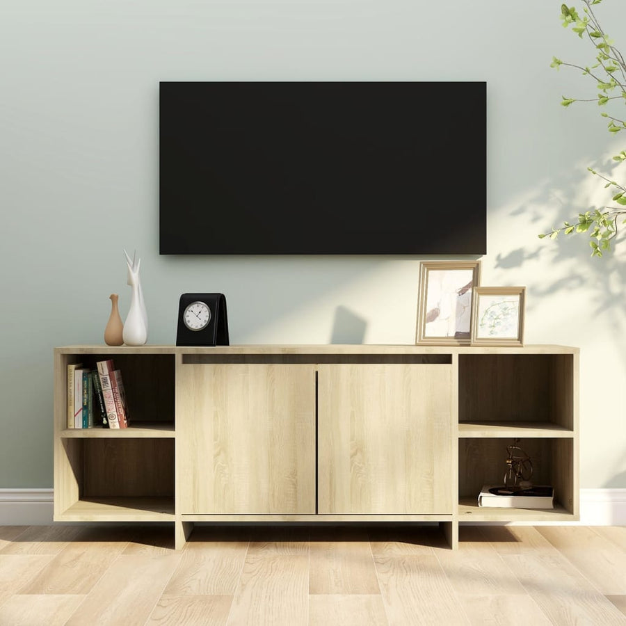 Tv-Meubel 30X35X50 Cm Spaanplaat Kleurig Sonoma eiken