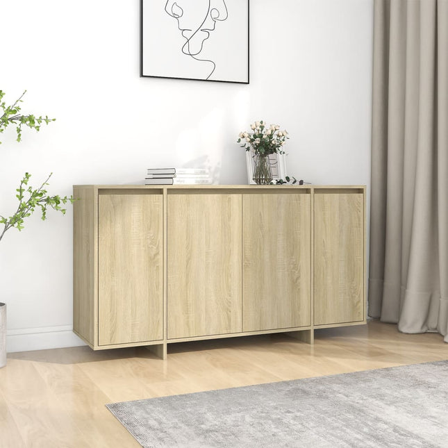 Dressoir 35X4X75 Cm Spaanplaat Kleurig Sonoma eiken