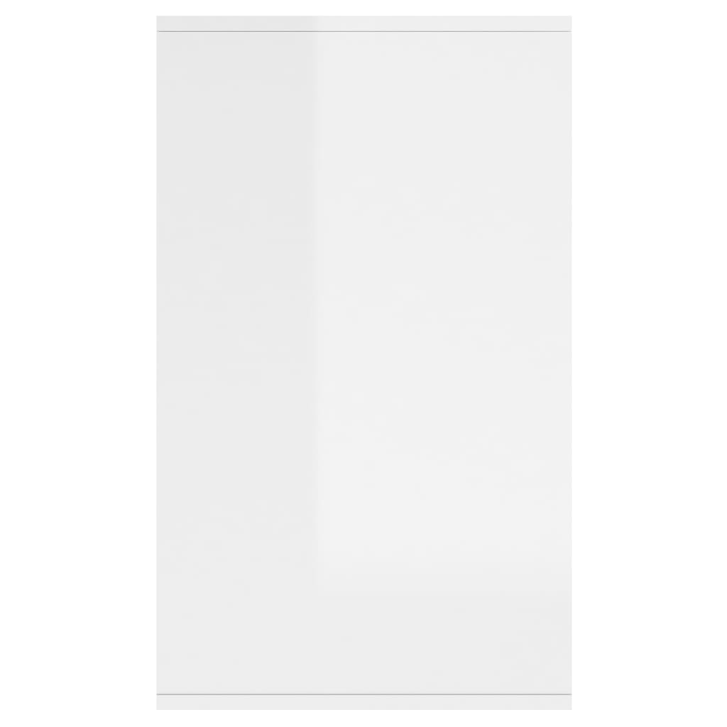 Dressoir 135X41X75 Cm Bewerkt Hout Hoogglans Wit