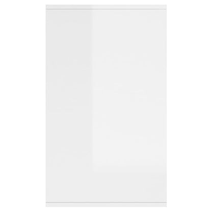 Dressoir 135X41X75 Cm Bewerkt Hout Hoogglans Wit