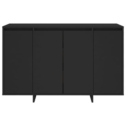 Dressoir 120x41x75 cm bewerkt hout zwart