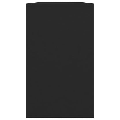 Dressoir 120x41x75 cm bewerkt hout zwart