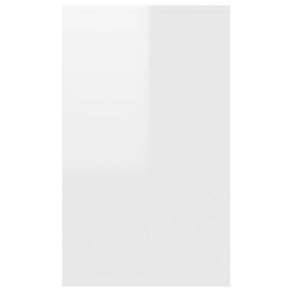 Dressoir Met 3 Lades 20X4X75 Cm Spaanplaat Hoogglans wit