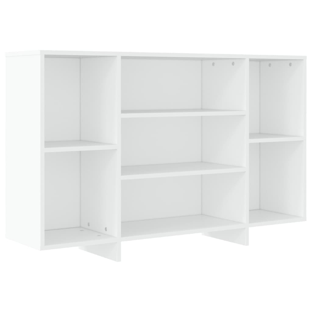 Dressoir 120x30x75 cm bewerkt hout wit