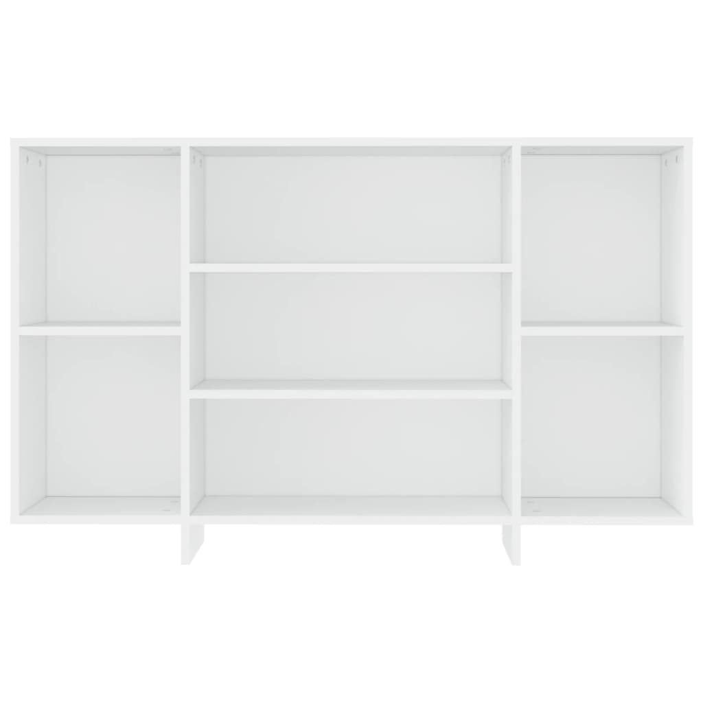 Dressoir 120x30x75 cm bewerkt hout wit
