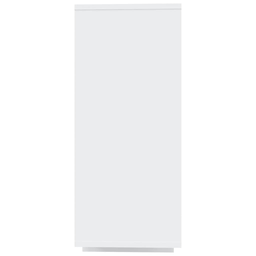Dressoir 120x30x75 cm bewerkt hout wit