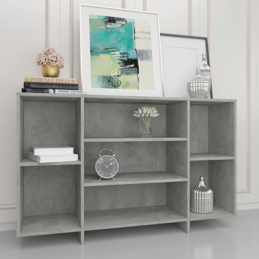 Dressoir 20X30X75 Cm Spaanplaat Betongrijs