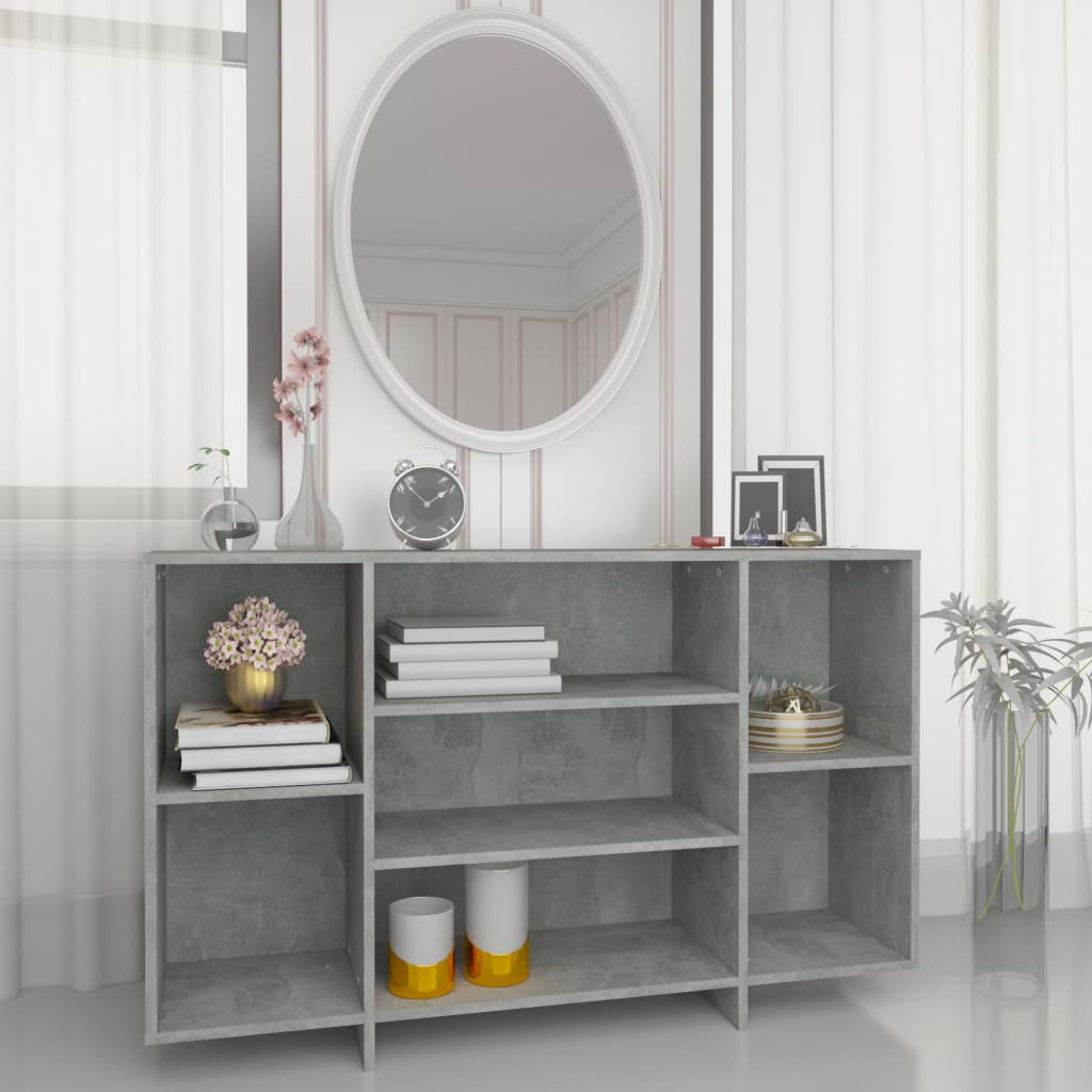 Dressoir 20X30X75 Cm Spaanplaat Betongrijs