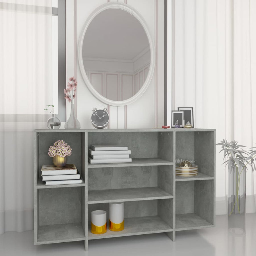 Dressoir 20X30X75 Cm Spaanplaat Betongrijs