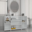 Dressoir 20X30X75 Cm Spaanplaat Hoogglans wit