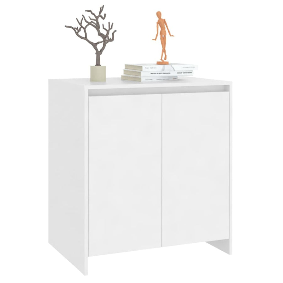 Dressoir 70X4X75 Cm Bewerkt Hout Wit