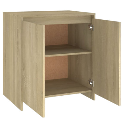 Dressoir 70X4X75 Cm Bewerkt Hout Kleurig Sonoma eiken