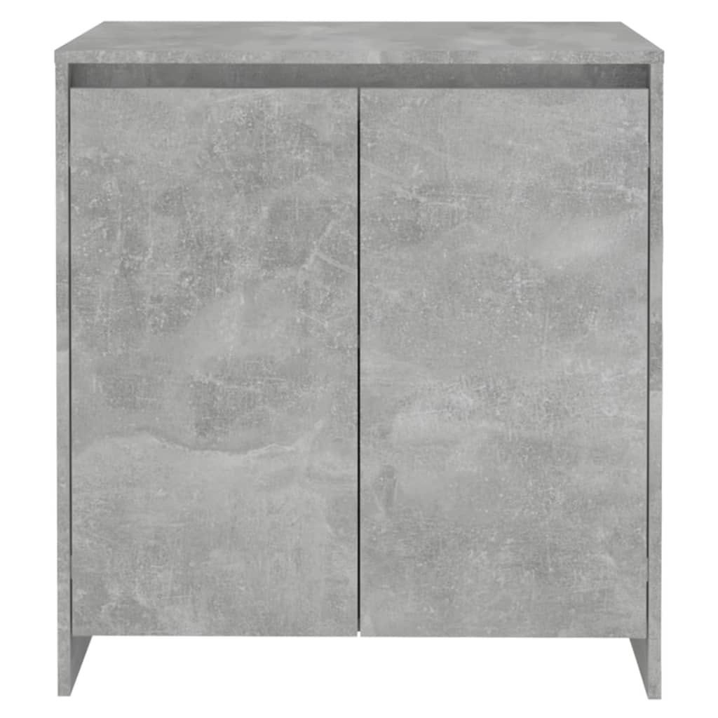 Dressoir 70X4X75 Cm Bewerkt Hout Betongrijs