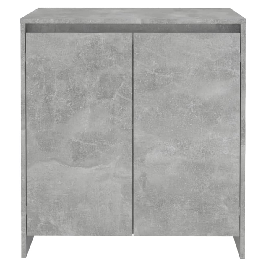 Dressoir 70X4X75 Cm Bewerkt Hout Betongrijs