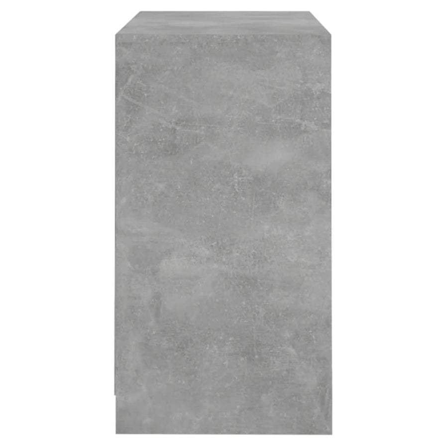 Dressoir 70X4X75 Cm Bewerkt Hout Betongrijs