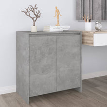 Dressoir 70X4X75 Cm Bewerkt Hout Betongrijs