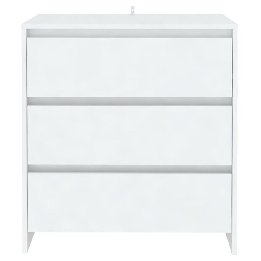 Dressoir 70x41x75 cm spaanplaat wit Wit