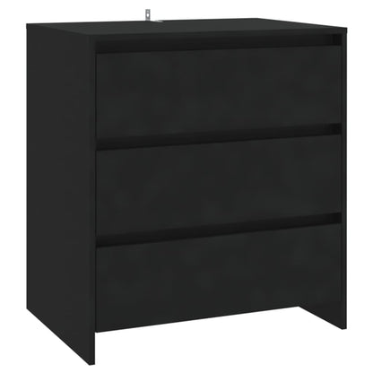 Dressoir 70X4X75 Cm Spaanplaat Zwart