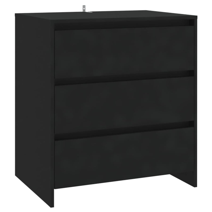 Dressoir 70X4X75 Cm Spaanplaat Zwart