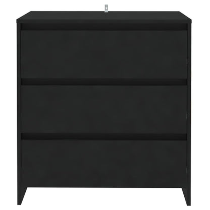 Dressoir 70X4X75 Cm Spaanplaat Zwart