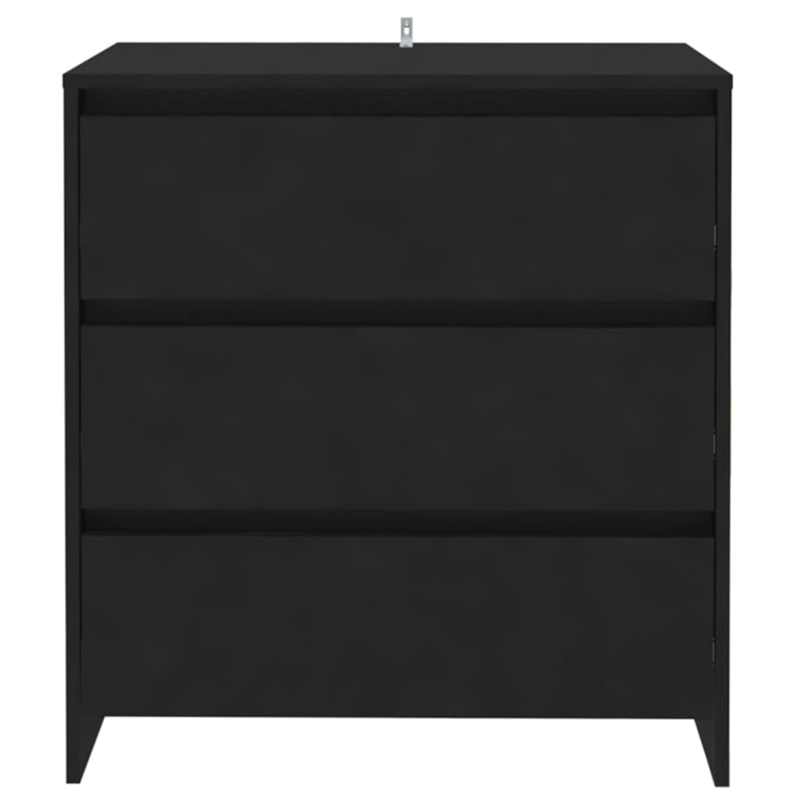 Dressoir 70X4X75 Cm Spaanplaat Zwart