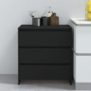 Dressoir 70x41x75 cm spaanplaat zwart