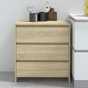 Dressoir 70x41x75 cm spaanplaat sonoma eiken