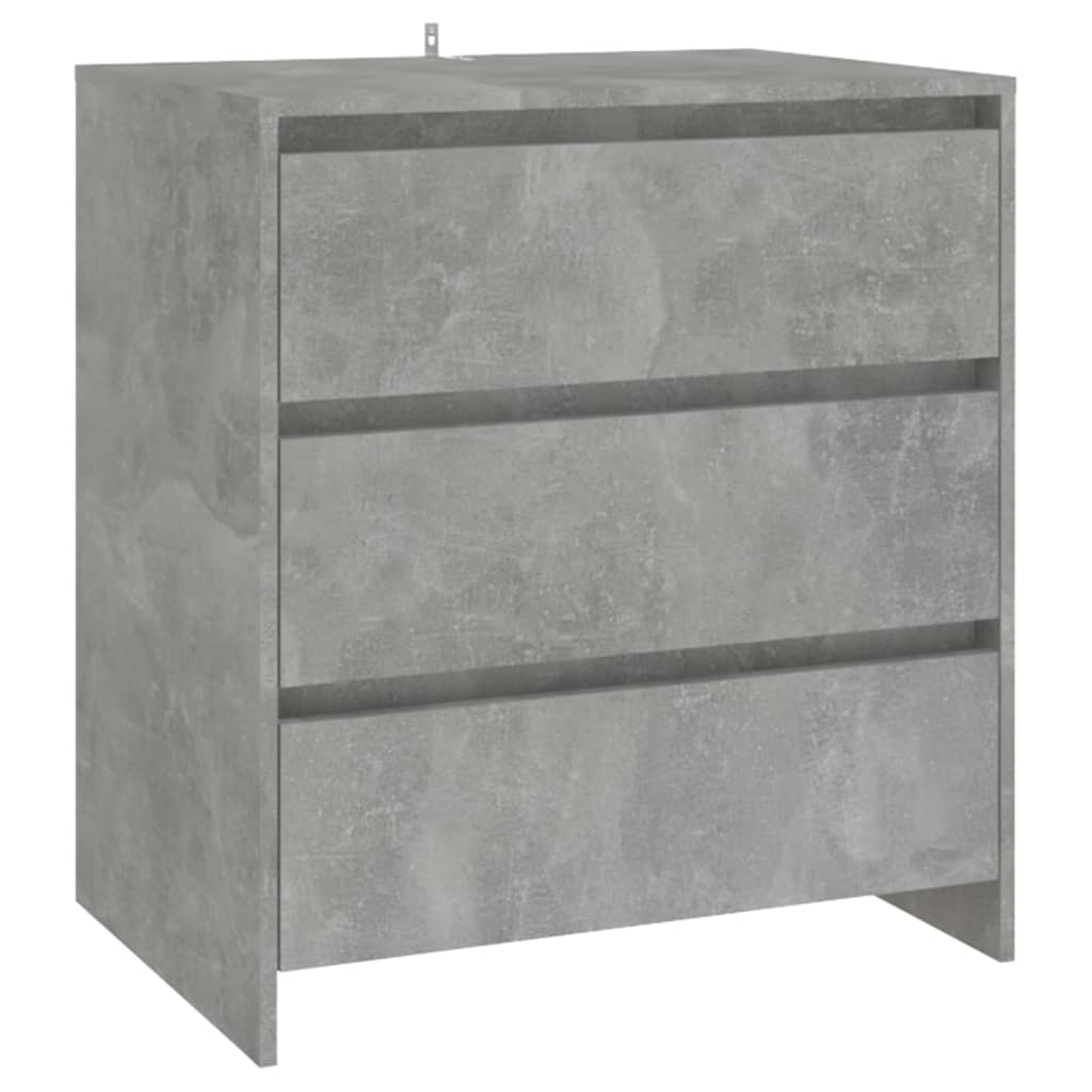 Dressoir 70X4X75 Cm Spaanplaat Betongrijs