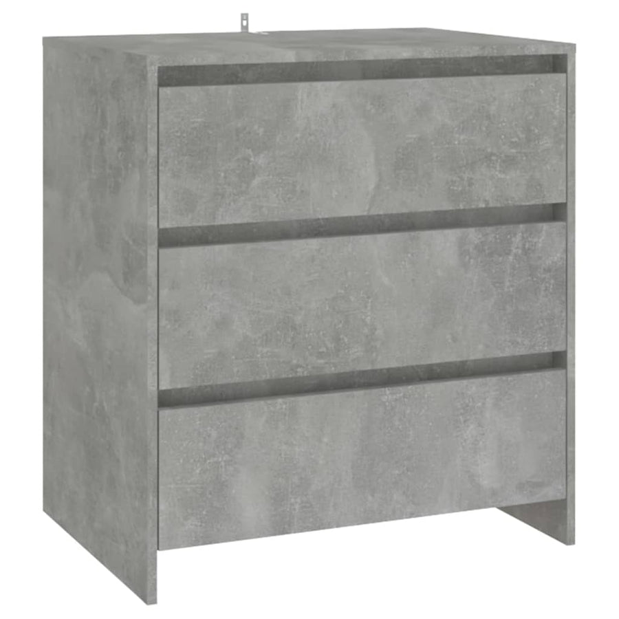 Dressoir 70X4X75 Cm Spaanplaat Betongrijs