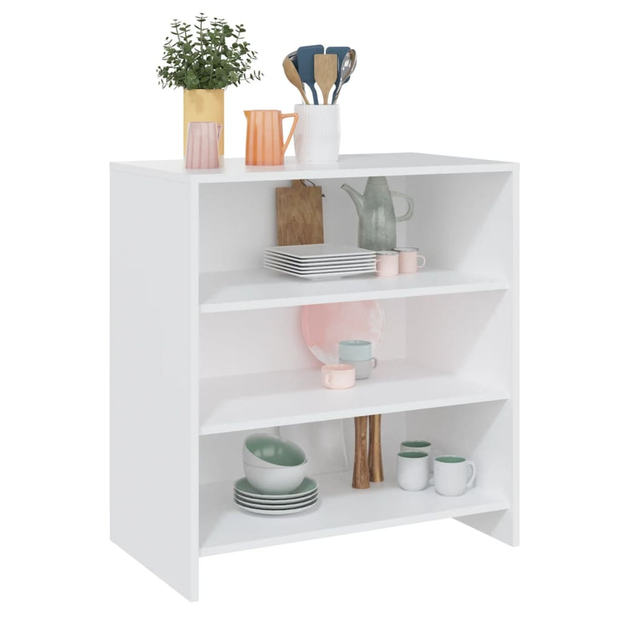 Dressoir 70X40,5X75 Spaanplaat Wit