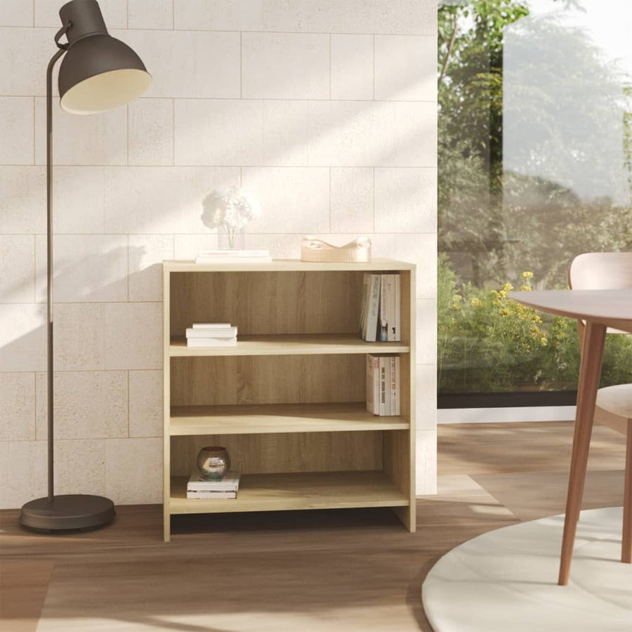 Dressoir 70X40,5X75 Cm Bewerkt Hout Kleurig Sonoma eiken