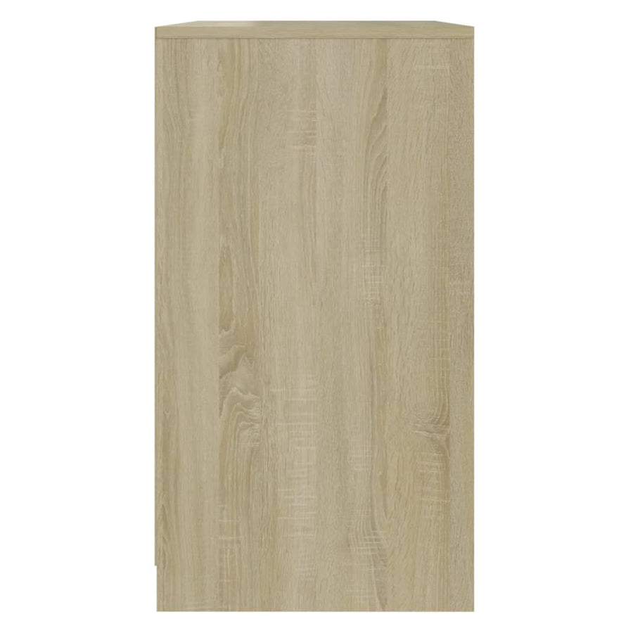 Dressoir 70X40,5X75 Cm Bewerkt Hout Kleurig Sonoma eiken