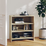 Dressoir 70x40,5x75 cm bewerkt hout sonoma eiken