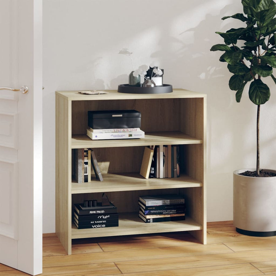 Dressoir 70X40,5X75 Cm Bewerkt Hout Kleurig Sonoma eiken