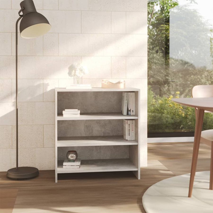 Dressoir 70X40,5X75 Cm Bewerkt Hout Betongrijs