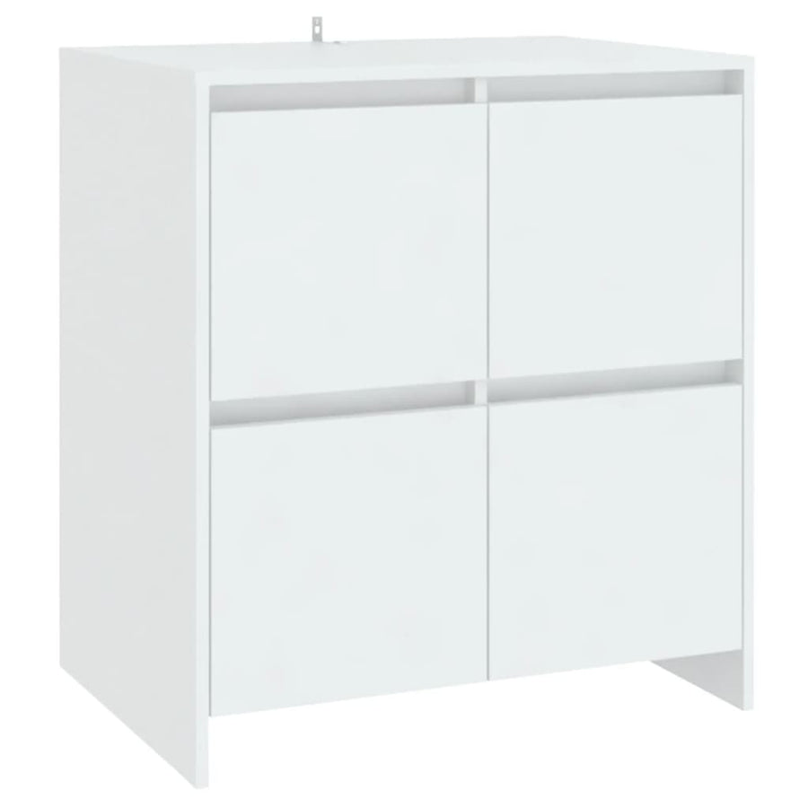 Dressoir 70x41x75 cm bewerkt hout wit
