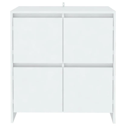 Dressoir 70x41x75 cm bewerkt hout wit