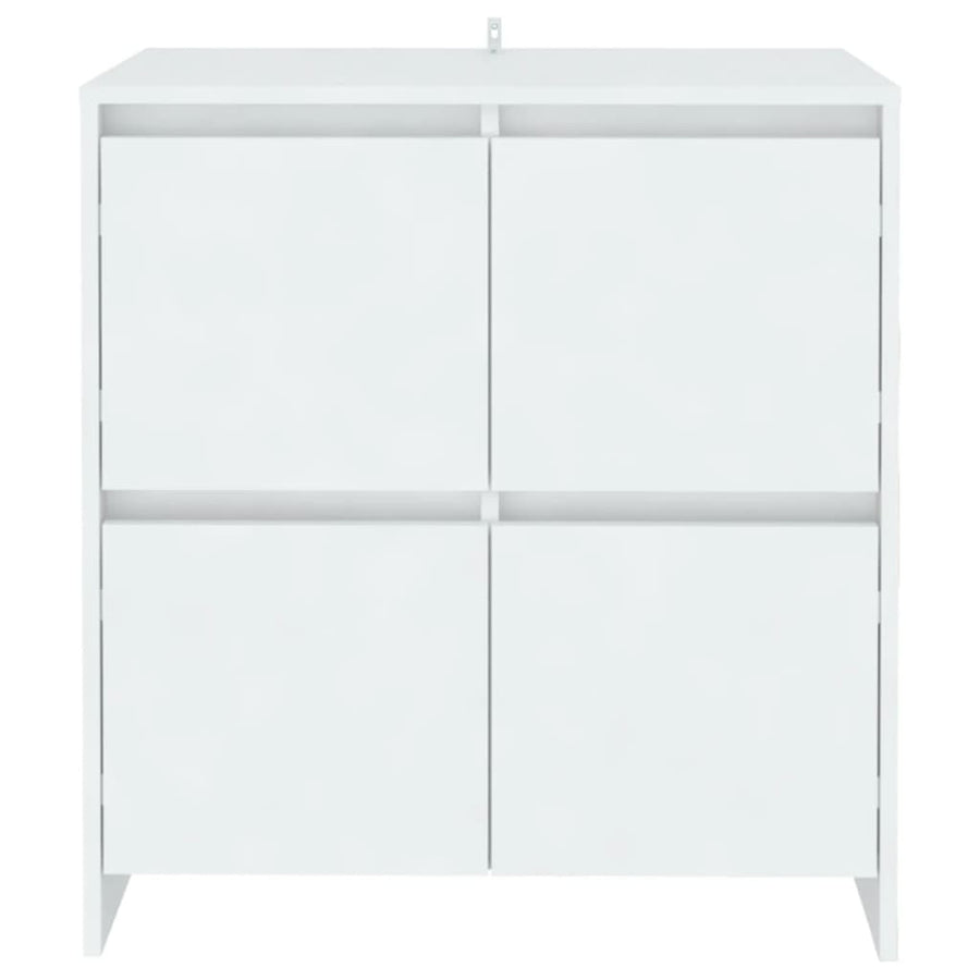 Dressoir 70x41x75 cm bewerkt hout wit