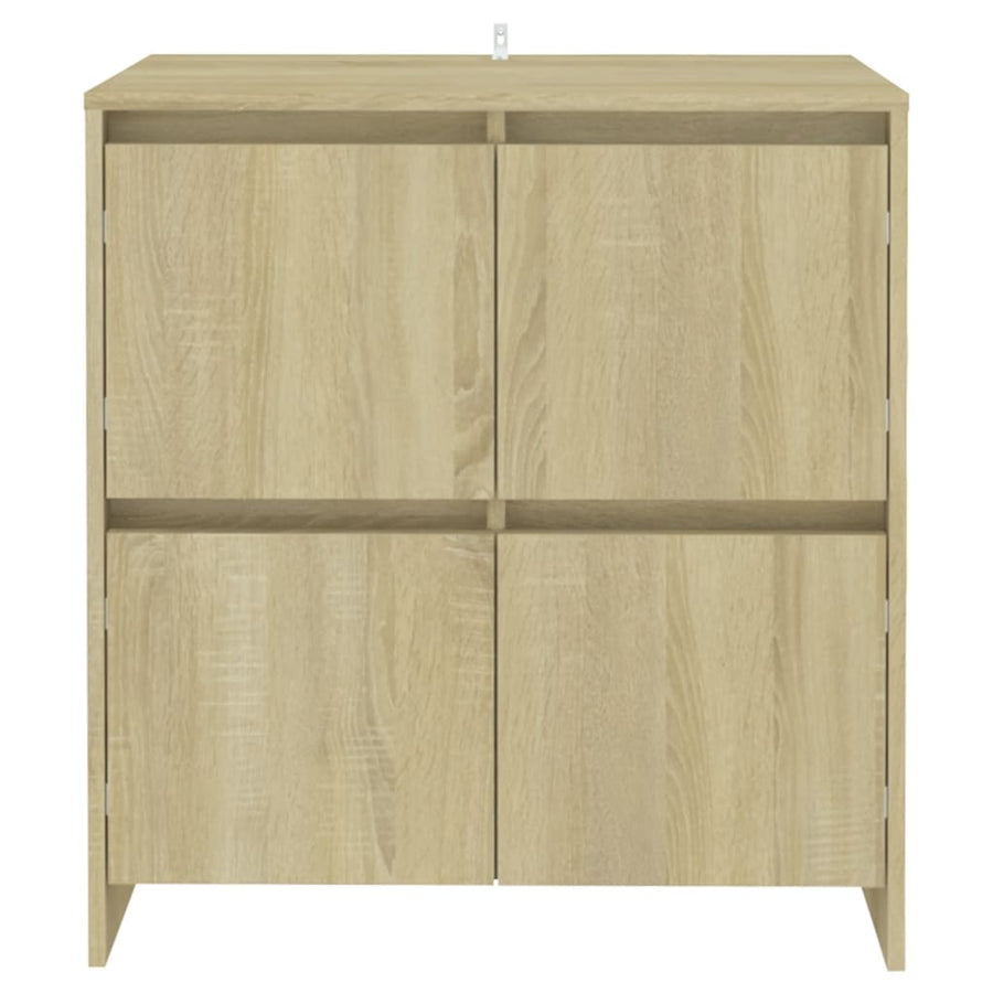 Dressoir 70X4X75 Cm Spaanplaat Kleurig Sonoma eiken