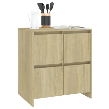Dressoir 70X4X75 Cm Spaanplaat Kleurig Sonoma eiken