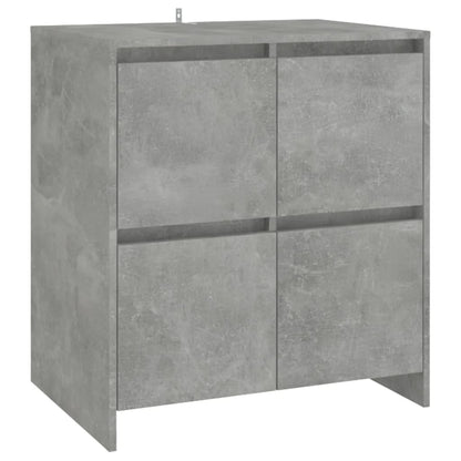 Dressoir 70x41x75 cm bewerkt hout betongrijs