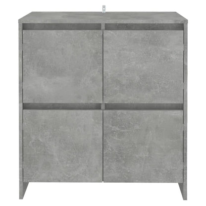 Dressoir 70x41x75 cm bewerkt hout betongrijs