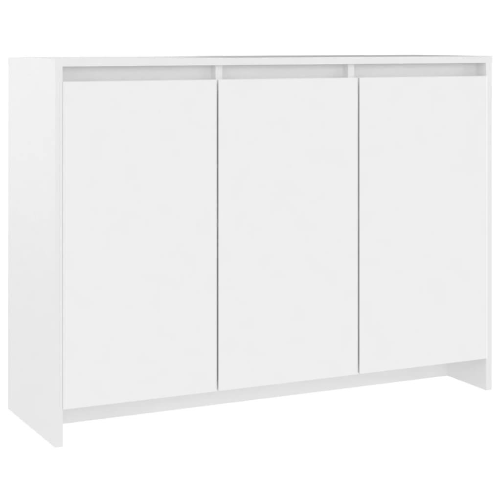 Dressoir 02X33X75 Cm Spaanplaat Wit